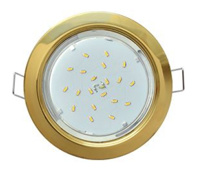 Ecola GX53 H4 Downlight without reflector_gold (светильник) 38x106 - Олимп-Зеленоград