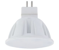 Лампа светодиодная Ecola Light MR16 LED 4,0W 220V GU5.3 4200K матовое стекло 46x50