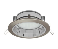 Встраиваемый потолочный точечный светильник-спот Экола GX70 H6Rс рефлектором. Сатин-Хром. - Олимп-Зеленоград